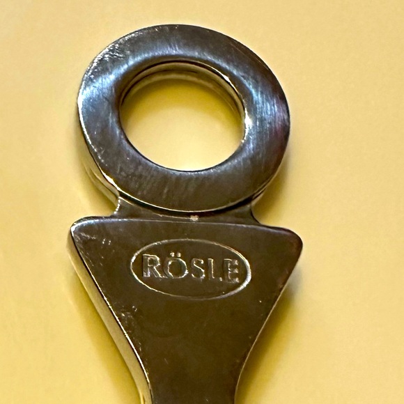 ROSLE STAINLESS STEEL FISH BONE HERRINGBONE TWEEZERS 5.75” KITCHEN TOOL SALMON - Picture 6 of 6